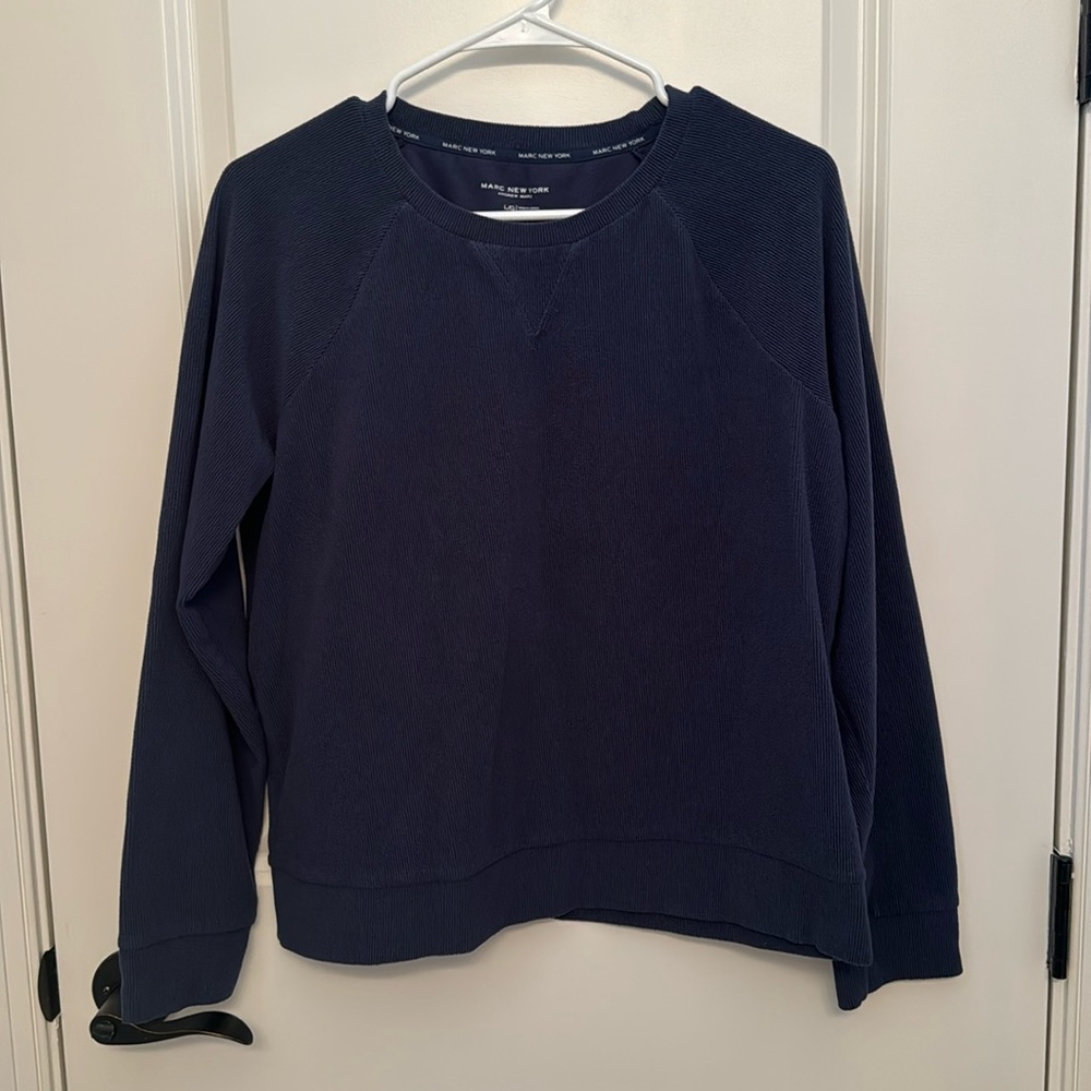 Marc New York navy blue sweatshirt